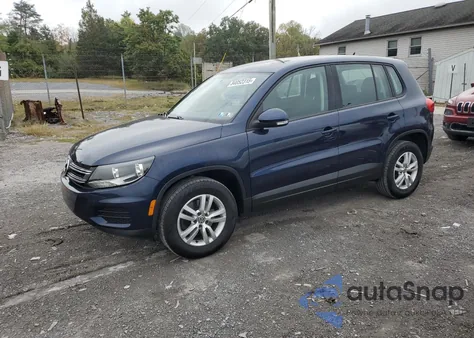 2013 Volkswagen Tiguan S из США, поврежденный, VIN WVGBV7AX3DW539578
